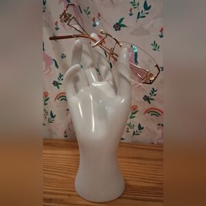 EUC Vintage Y2K Versace 1080B Gold Tone & Crystal Casual Reading Glasses Frames